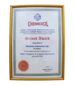 CHEMEXCIL SECOND AWARD